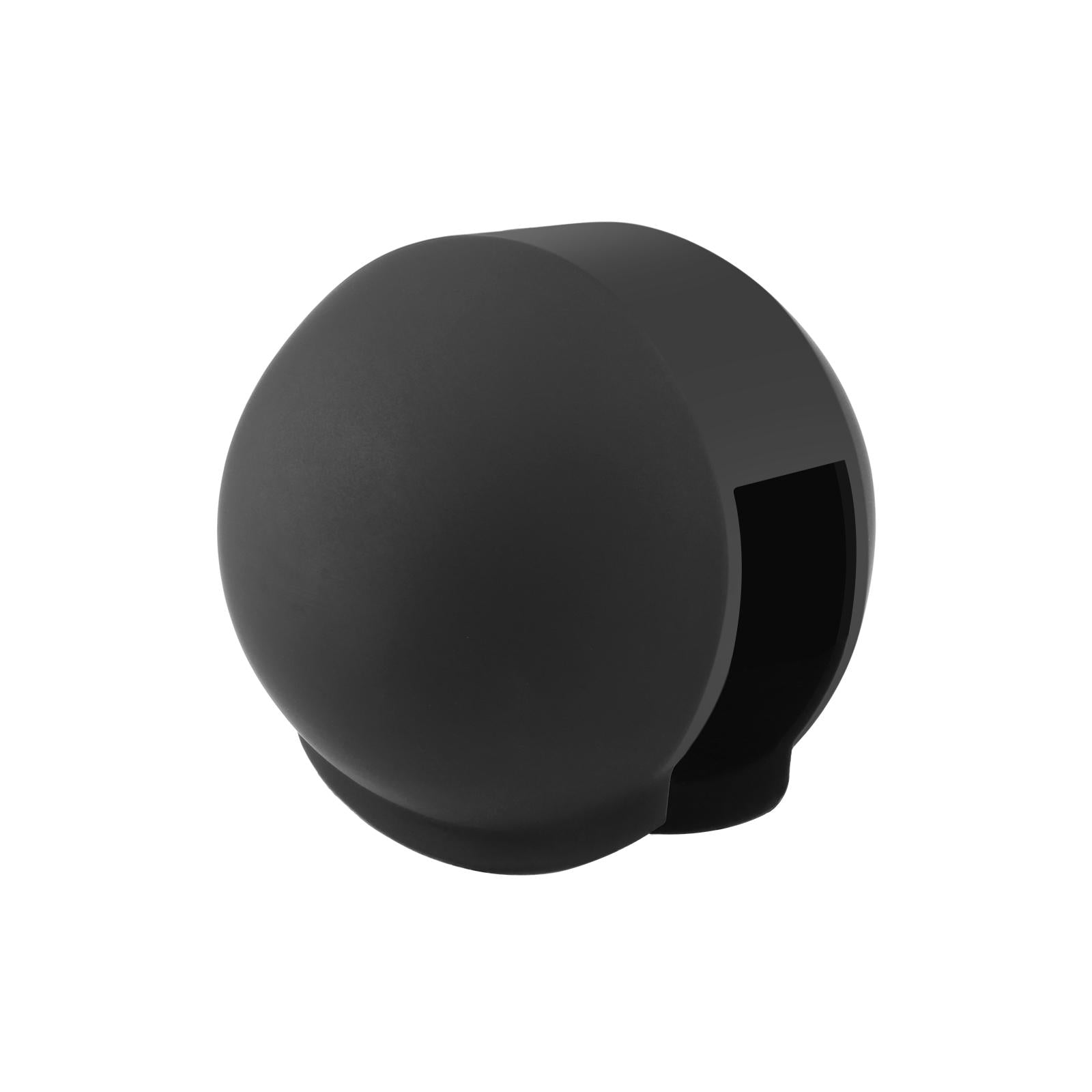 For-Insta360-X5-PULUZ-Invisible-Dive-Case-Lens-Guard-Silicone-Protective-Lens-Cap-Cover-(Black)