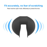 For-Insta360-X5-PULUZ-Invisible-Dive-Case-Lens-Guard-Silicone-Protective-Lens-Cap-Cover-(Black)