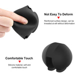 For-Insta360-X5-PULUZ-Invisible-Dive-Case-Lens-Guard-Silicone-Protective-Lens-Cap-Cover-(Black)