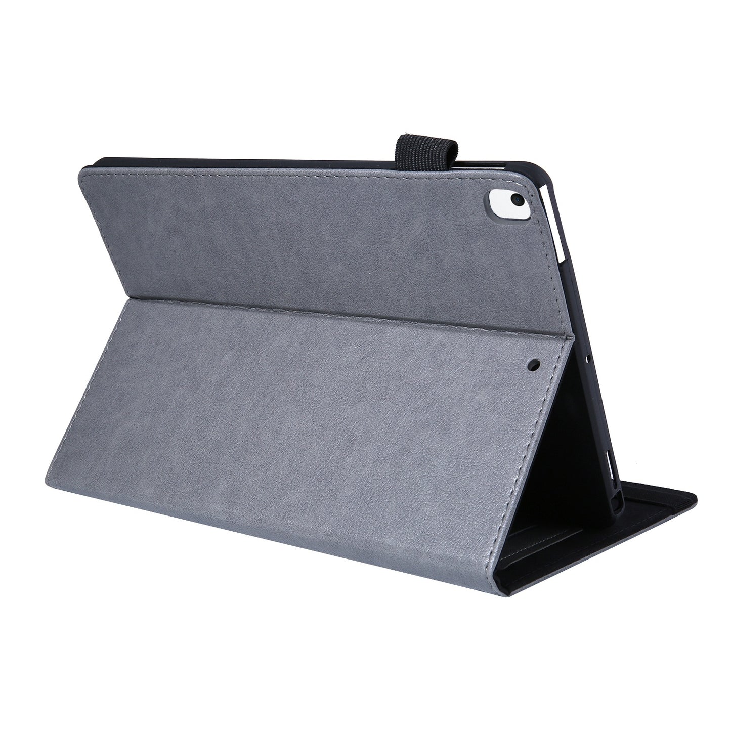 For-iPad-9.7-2017/-2018-/-Air-2-/-Air-Extraordinary-Series-Smart-Leather-Tablet-Case(Grey)
