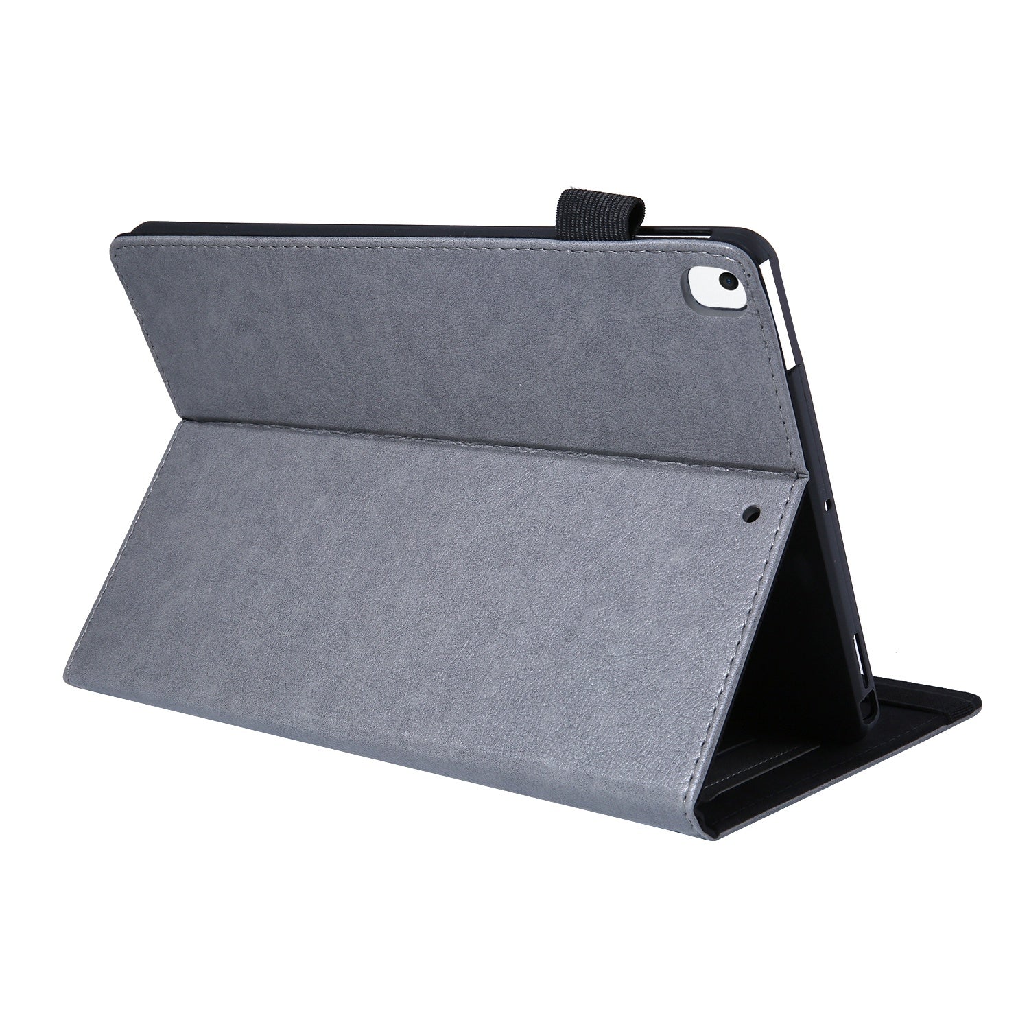 For-iPad-9.7-2017/-2018-/-Air-2-/-Air-Extraordinary-Series-Smart-Leather-Tablet-Case(Grey)