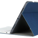 For-iPad-Pro-12.9-2017-Textured-Magnetic-Detachable-Bluetooth-Tablet-Keyboard-Case(Black)