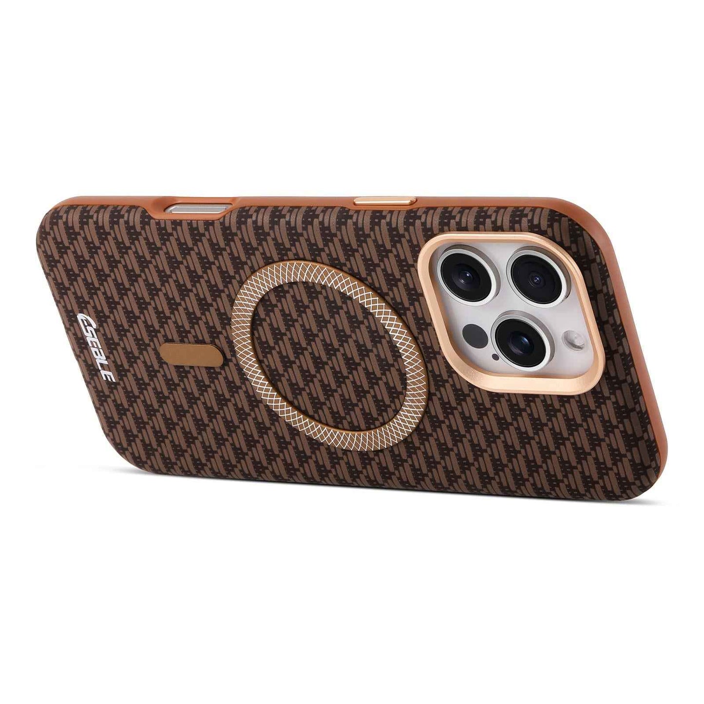 For-iPhone-15-ESEBLE-L3-Triangular-Shield-Metal-Lens-Magnetic-Phone-Case(Black)