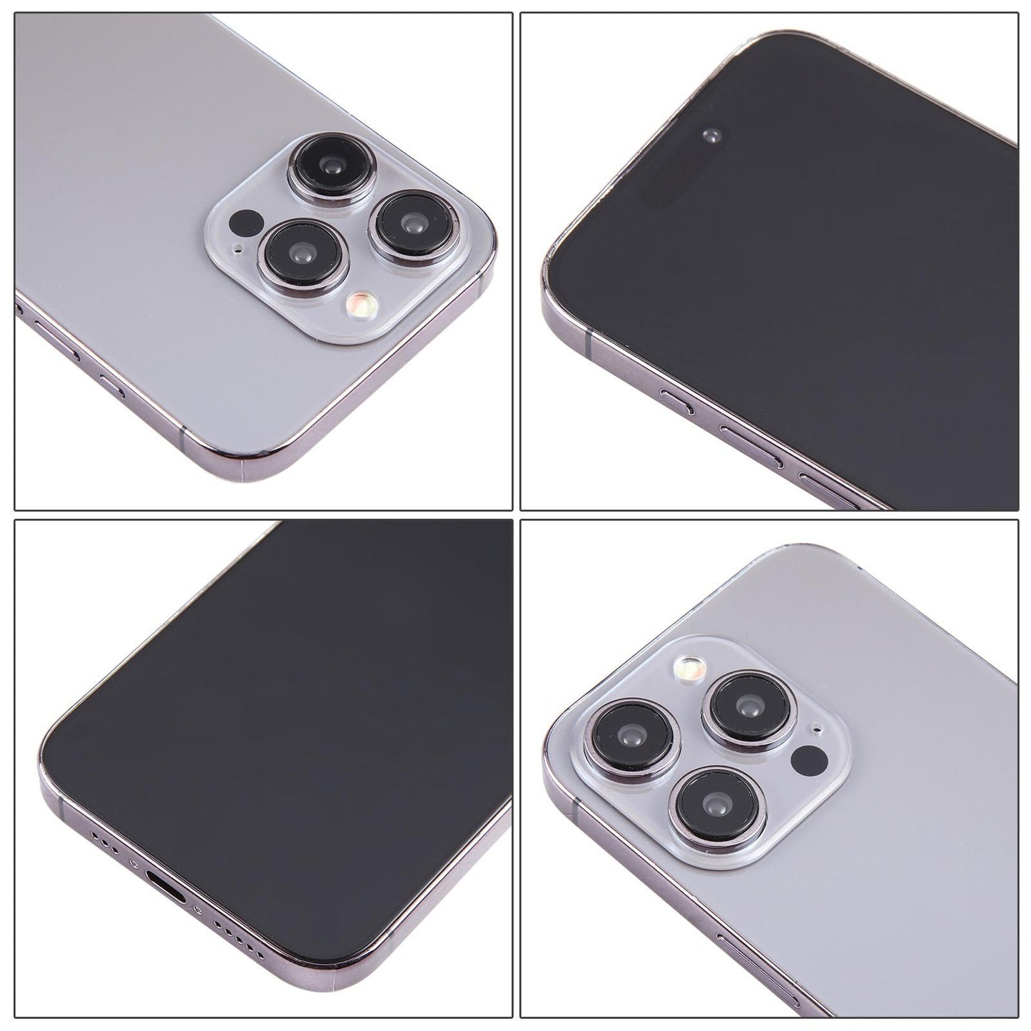 For-iPhone-15-Pro-Max-Black-Screen-Non-Working-Fake-Dummy-Display-Model-(Natural-Titanium)