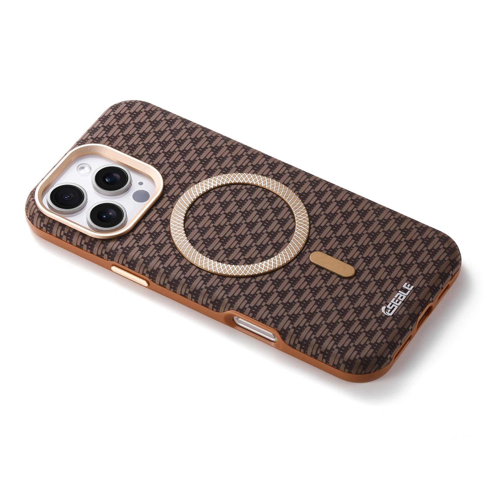 For-iPhone-15-ESEBLE-L3-Triangular-Shield-Metal-Lens-Magnetic-Phone-Case(Black)