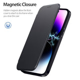 For-iPhone-15-Plus-RFID-Blocking-Adsorption-Flip-Leather-Phone-Case(Light-Blue)