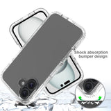 For-iPhone-16-Clear-TPU-Hybrid-PC-Shockproof-Phone-Case(Transparent)