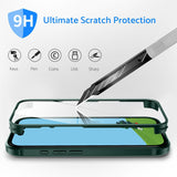 For-iPhone-16-Plus-Double-sided-Plastic-Glass-Phone-Protective-Case(Black)