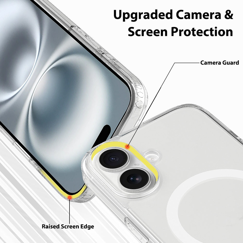 For-iPhone-16-Camera-Control-Button-Integrated-MagSafe-Clear-Phone-Case(Transparent)