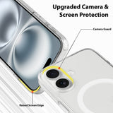 For-iPhone-16-Camera-Control-Button-Integrated-MagSafe-Clear-Phone-Case(Transparent)