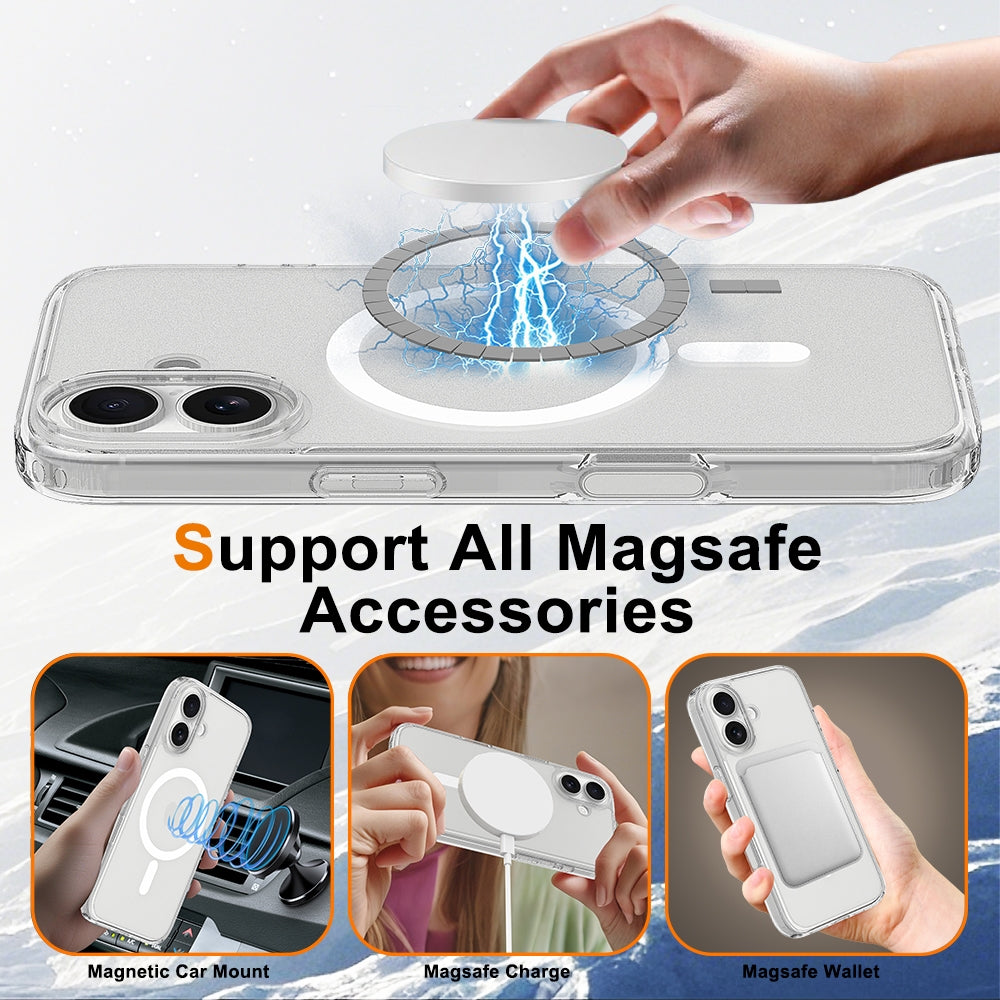 For-iPhone-16-Camera-Control-Button-Integrated-MagSafe-Clear-Phone-Case(Transparent)