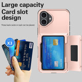 For-iPhone-16-Plus-Card-Slot-Holder-Phone-Case(Grey)