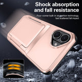 For-iPhone-16-Plus-Card-Slot-Holder-Phone-Case(Grey)