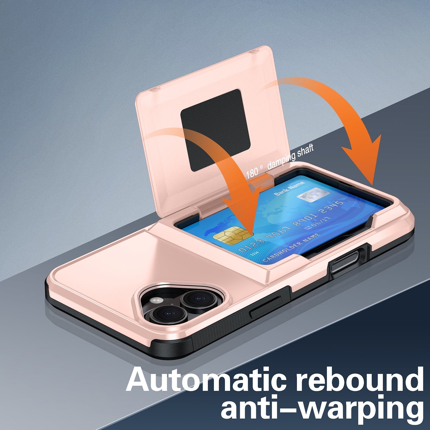 For-iPhone-16-Plus-Card-Slot-Holder-Phone-Case(Grey)