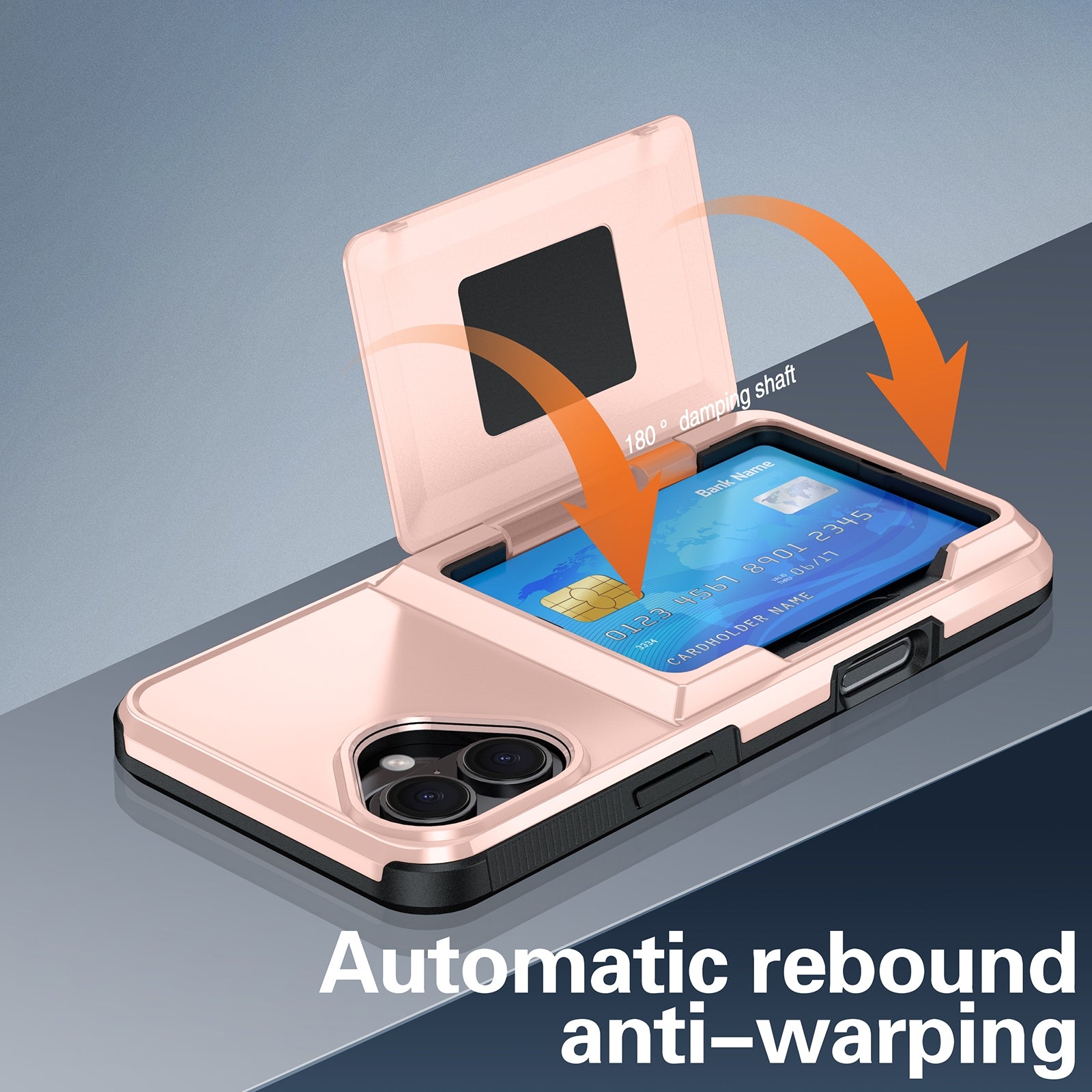 For-iPhone-16-Plus-Card-Slot-Holder-Phone-Case(Grey)