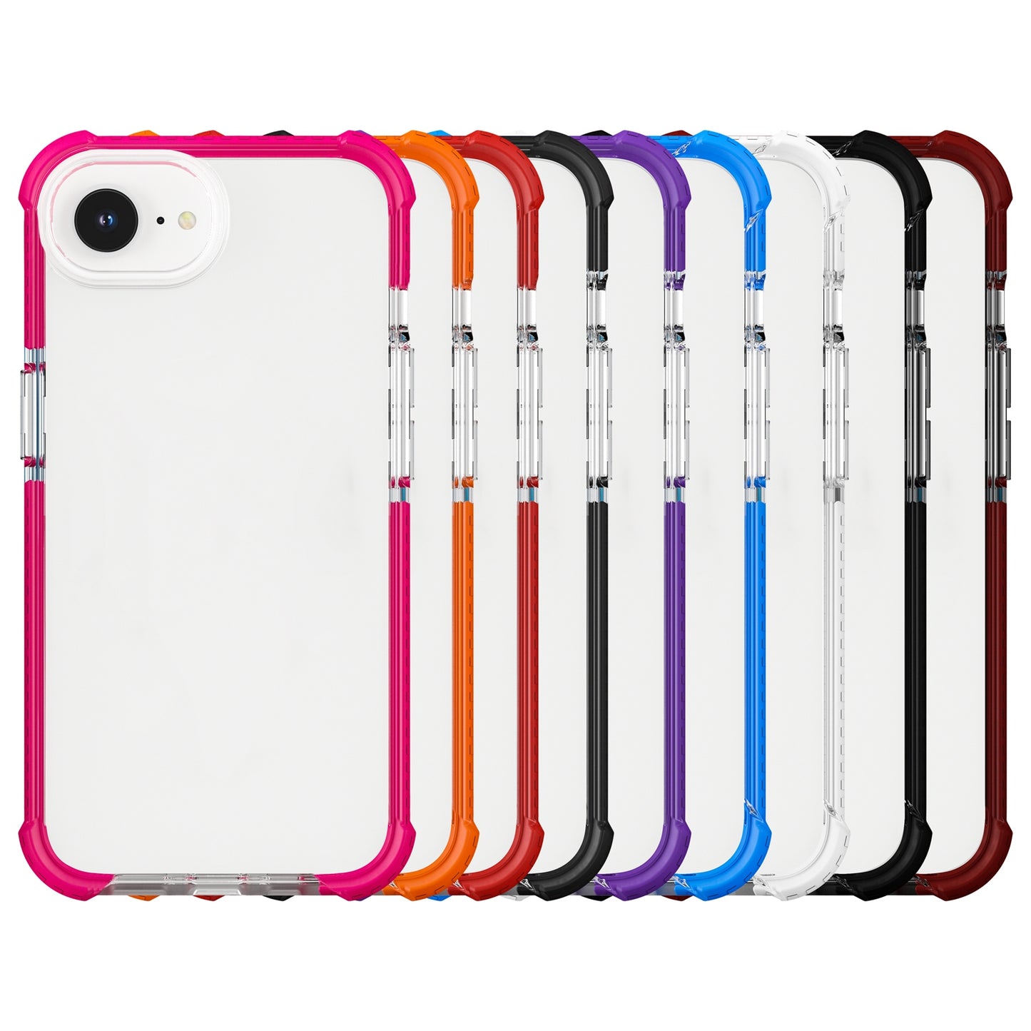 For-iPhone-16e-/-17e-Acrylic-Full-Coverage-Shockproof-Phone-Case(Black)