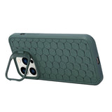 For-iPhone-16-Pro-Honeycomb-Radiating-Lens-Holder-TPU-Phone-Case(Green)