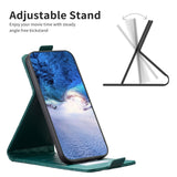 For-iPhone-16-Pro-Diamond-Lattice-Vertical-Flip-Leather-Phone-Case(Green)
