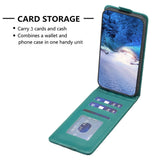 For-iPhone-16-Pro-Diamond-Lattice-Vertical-Flip-Leather-Phone-Case(Green)