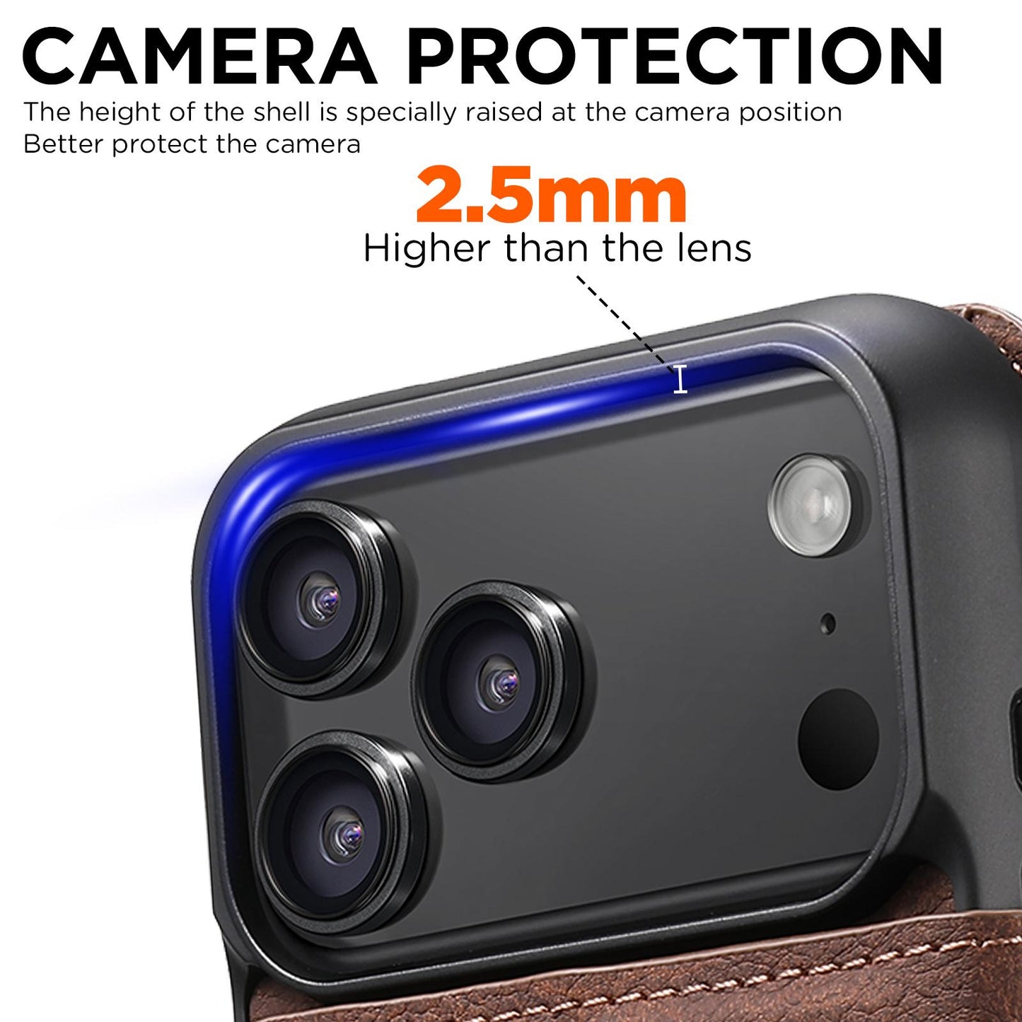 For-iPhone-17-Pro-Max-Suteni-Q05-2-in-1-Multi-function-MagSafe-Wallet-Litchi-Leather-Phone-Case(Brown)