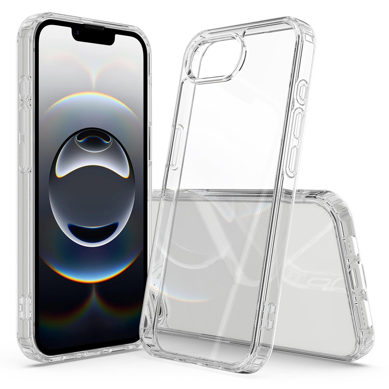 For-iPhone-17e-/-16e-Scratchproof-Acrylic-TPU-Phone-Case(Transparent)