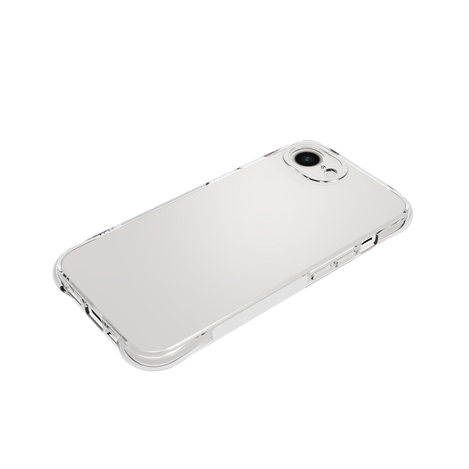 For-iPhone-17e-/-16e-Shockproof-Non-slip-Thickening-TPU-Phone-Case(Transparent)
