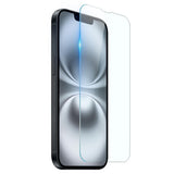 For-iPhone-17e-/-16e-NORTHJO-2-in-1-TPU-Phone-Case-Screen-Protector-Tempered-Glass-Film(Clear)