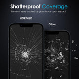 For-iPhone-17e-/-16e-NORTHJO-A++-Screen-Protector-Tempered-Glass-Film(Clear)