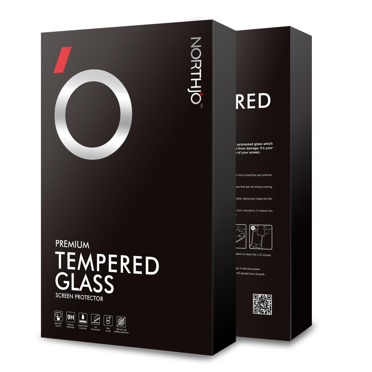 For-iPhone-17e-/-16e-NORTHJO-A++-Screen-Protector-Tempered-Glass-Film(Clear)