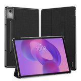 For-Lenovo-Idea-Tab-Pro-DUX-DUCIS-Domo-Series-Magnetic-Flip-Leather-Tablet-Case(Black)