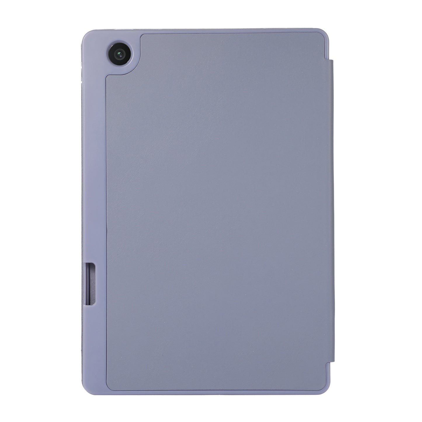 For-Lenovo-Tab-M10-Plus-10.6-3rd-Gen-2022-Solid-Color-3-folding-Leather-Tablet-Case(Lavender-Grey)