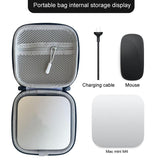 For-Mac-Mini-M4-Storage-Bag-Computer-Host-Portable-Protective-Hard-Case-Storage-Case(Black)