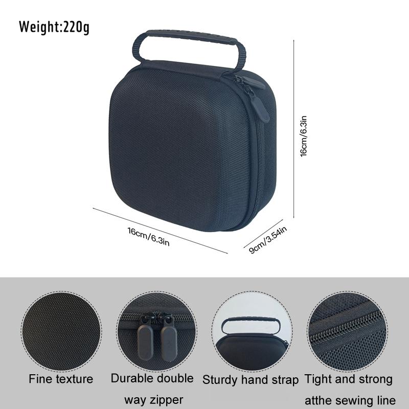 For-Mac-Mini-M4-Storage-Bag-Computer-Host-Portable-Protective-Hard-Case-Storage-Case(Black)