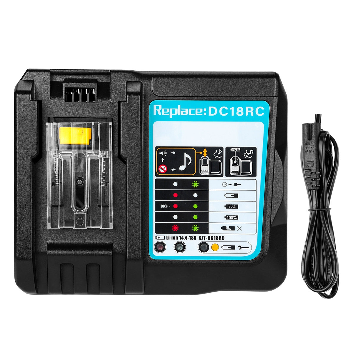For-Makit-DC18RA-/-DC18RC-14.4V-18V-Cordless-Power-Tool-Battery-Charger(US-Plug)