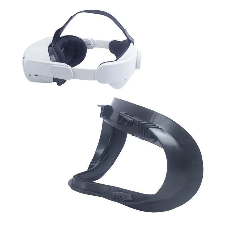 For-Meta-Quest-2-VR-Headset-Anti-sweat-Eye-Mask-VR-Facial-Interface-Bracket-Cover(Black)