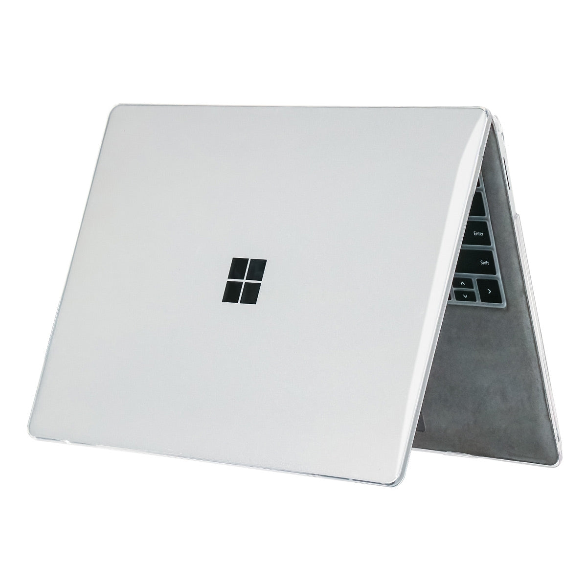 For-Microsoft-Surface-Laptop-2/3/4/5-13.5-Cloth-1769/1867/1958/1950-ENKAY-Hat-Prince-Shockproof-Crystal-Hard-Case(Transparent)