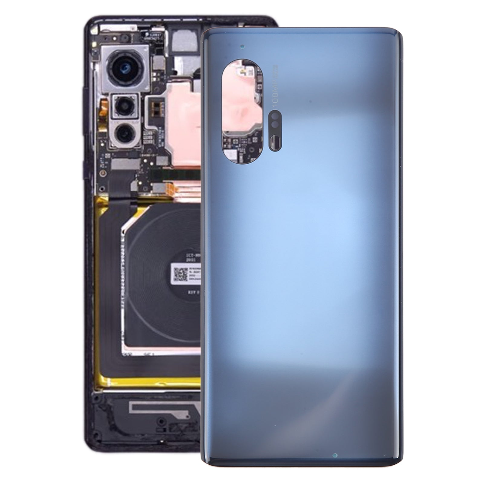 For-Motorola-Edge+-2020-Original-Battery-Back-Cover(Blue)