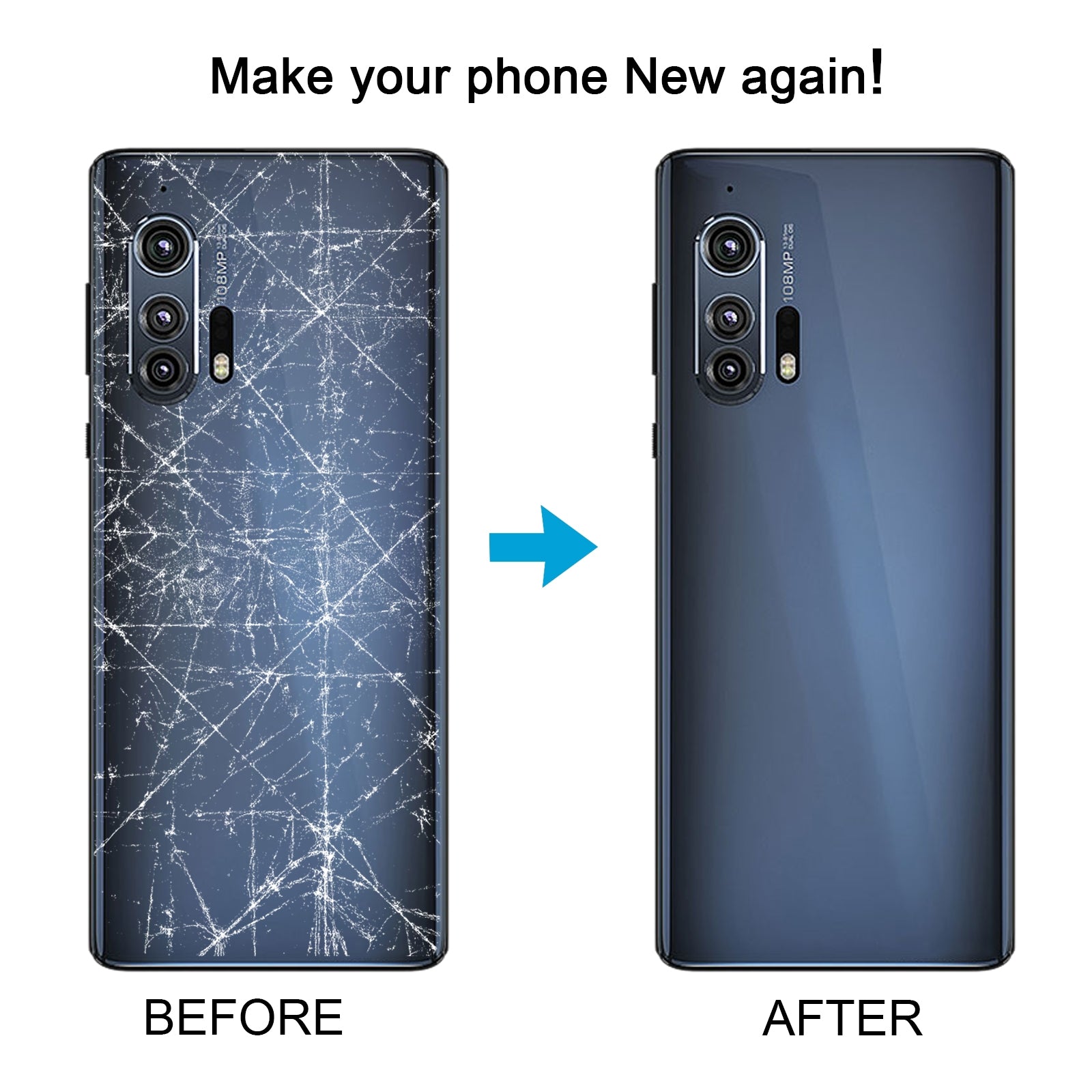 For-Motorola-Edge+-2020-Original-Battery-Back-Cover(Blue)