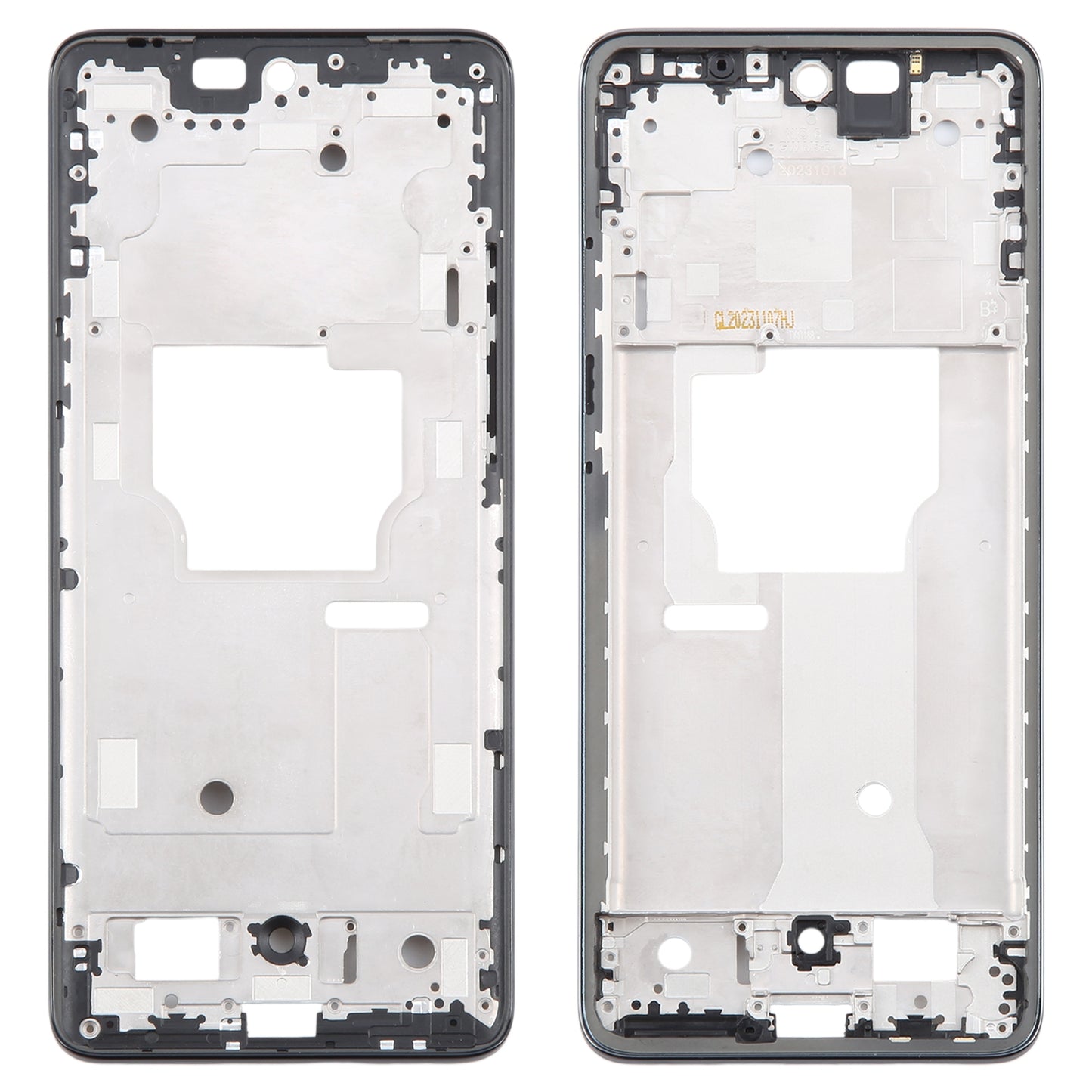 For-Motorola-Edge-40-Neo-Original-Front-Housing-LCD-Frame-Bezel-Plate-(Black)