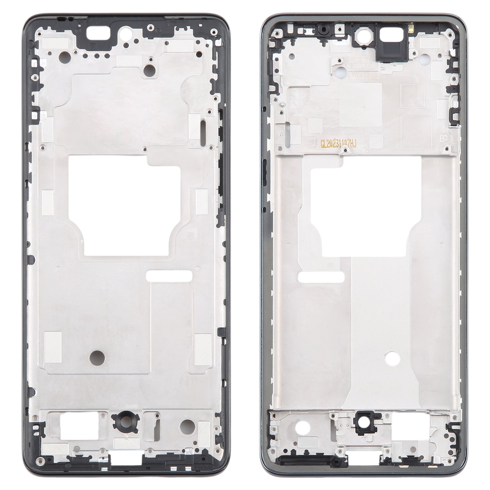 For-Motorola-Edge-40-Neo-Original-Front-Housing-LCD-Frame-Bezel-Plate-(Black)