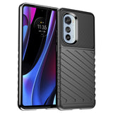 For-Motorola-Edge-30-Pro-Thunderbolt-Shockproof-TPU-Protective-Soft-Phone-Case(Black)