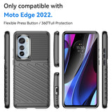 For-Motorola-Edge-30-Pro-Thunderbolt-Shockproof-TPU-Protective-Soft-Phone-Case(Black)