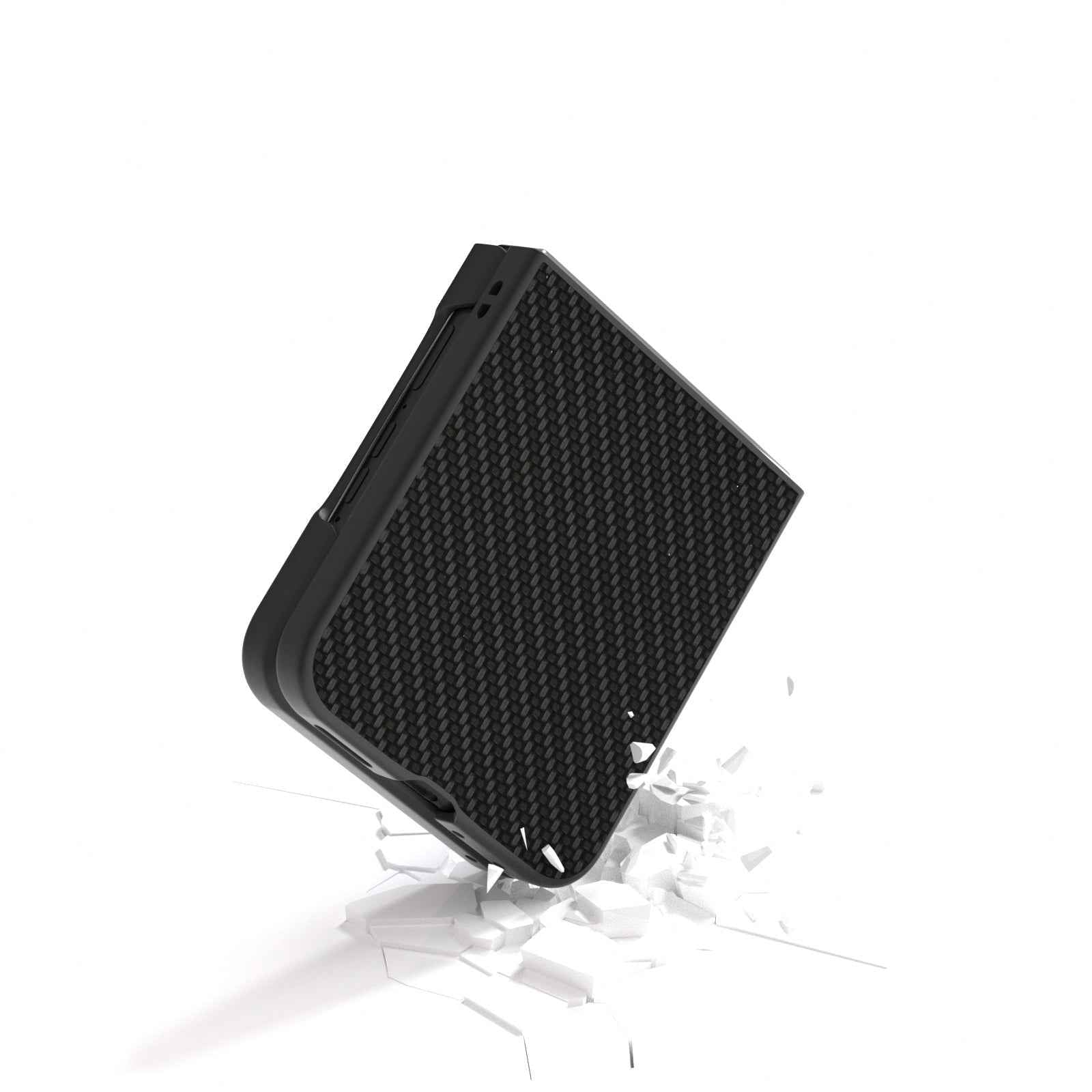 For Motorola Razr 50 Ultra Carbon Fiber Texture Protective Phone Case(Black)