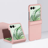 For-Motorola-Razr-50-Ultra-3-in-1-Skin-Feel-PC-Phone-Case(Pink)
