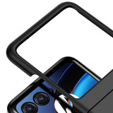 For-Motorola-Razr-40-Ultra-/-Razr-2023-Skin-Feel-PC-Phone-Case(Black)