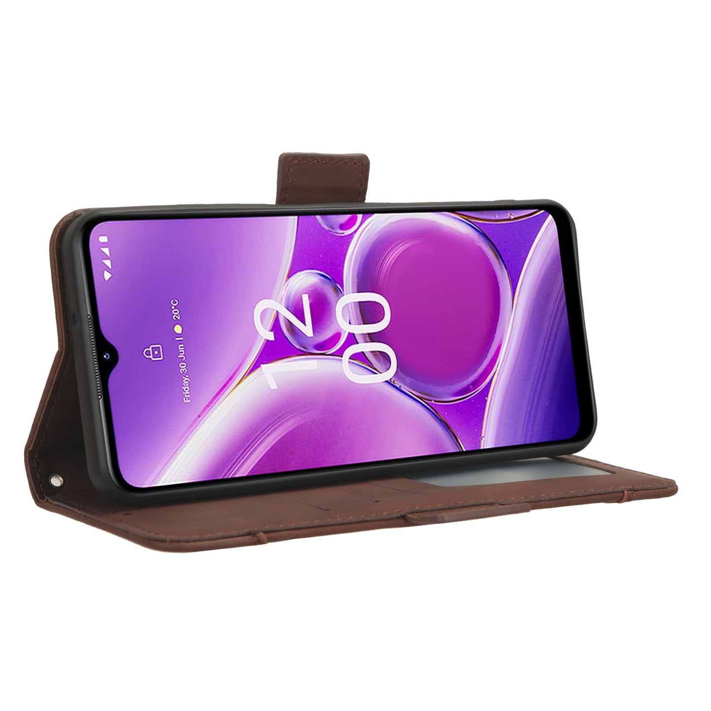 For-Nokia-G42-5G-Skin-Feel-Calf-Texture-Card-Slots-Leather-Phone-Case(Brown)