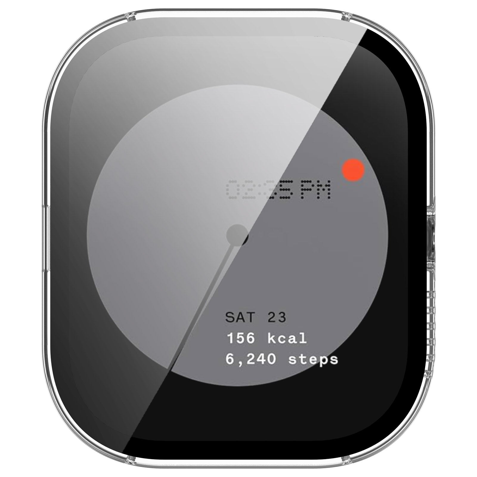 For-Nothing-CMF-Watch-Pro-D395-PC-+-Tempered-Film-Integrated-Watch-Protective-Case(Transparent)