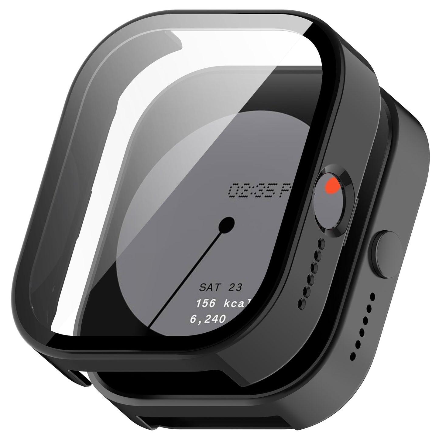 For-Nothing-CMF-Watch-Pro-D395-PC-+-Tempered-Film-Integrated-Watch-Protective-Case(Black)
