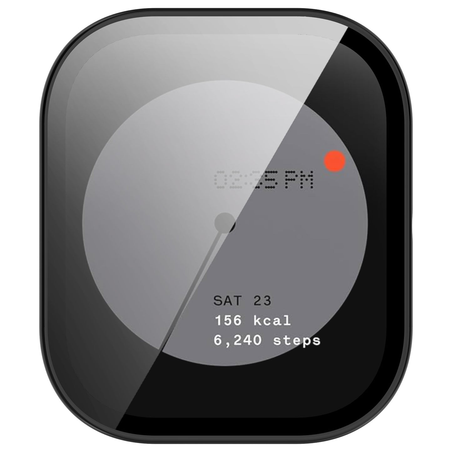 For-Nothing-CMF-Watch-Pro-D395-PC-+-Tempered-Film-Integrated-Watch-Protective-Case(Black)