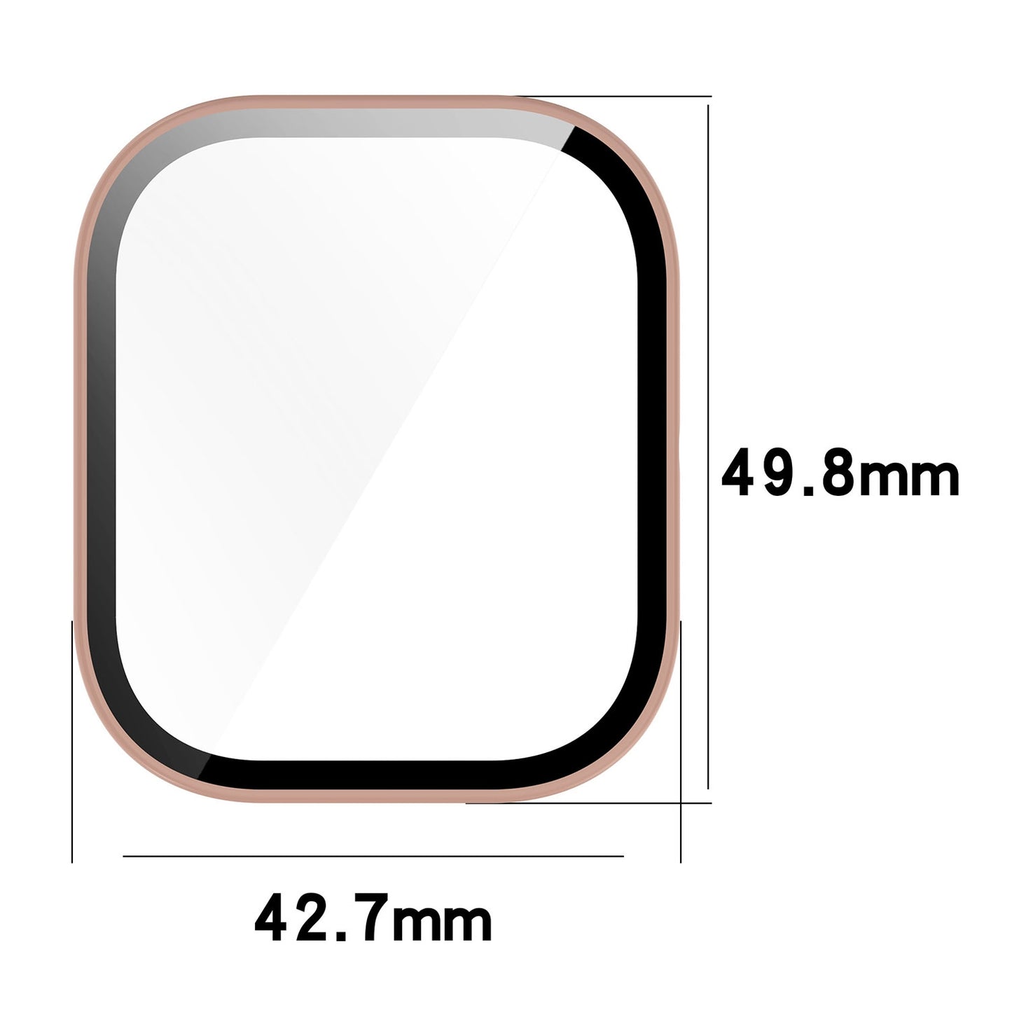 For-Nothing-CMF-Watch-Pro-D395-PC-+-Tempered-Film-Integrated-Watch-Protective-Case(Black)